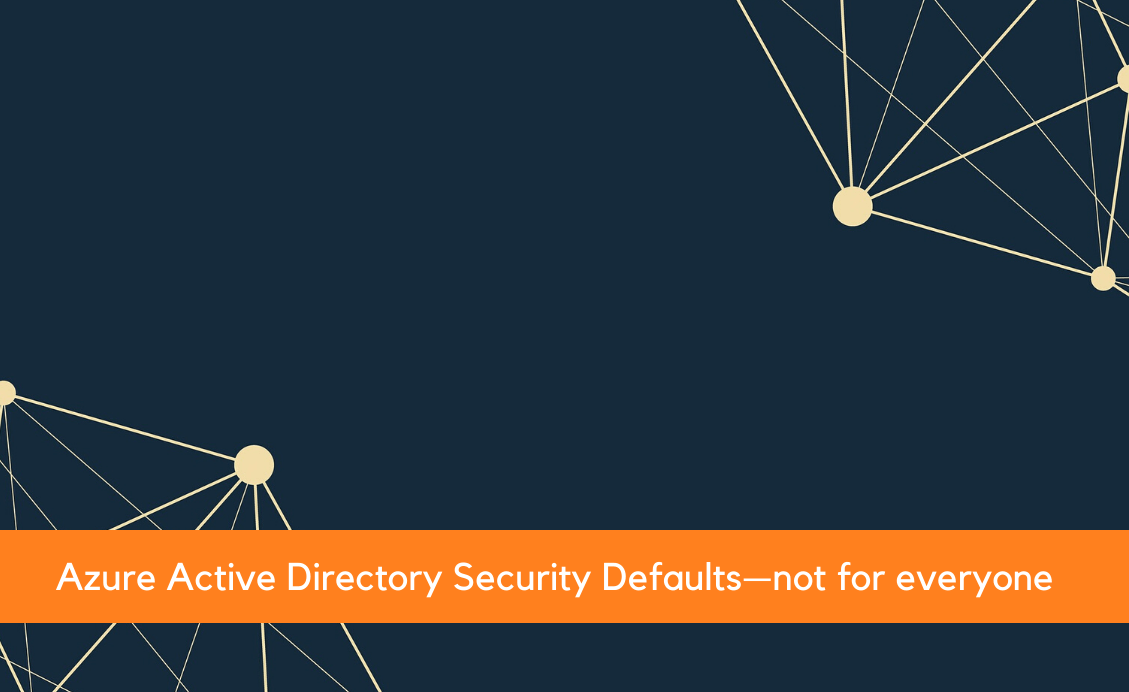azure security defaults