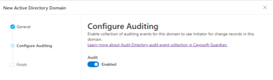 Enabling auditing in Caysoft Guardian